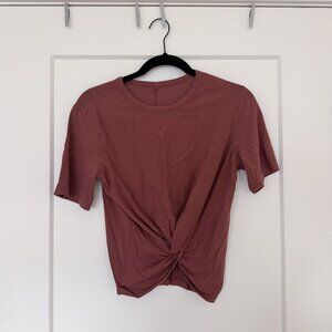 Lululemon tie front shirt